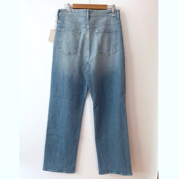 MOTHER High Waisted Tunnel Vision Sneak Jeans (Sippin' Sweet Tea) Size 32 NWT - Picture 7 of 9